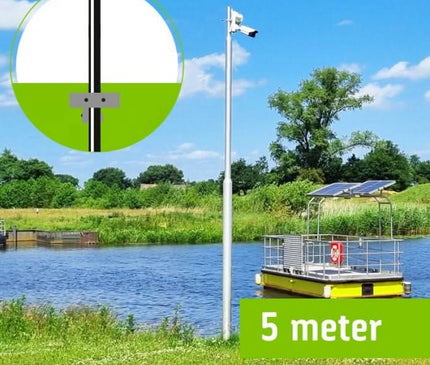 AlarmsysteemExpert.nl Vaste cameramast 5 meter verjongd met inspectieluik