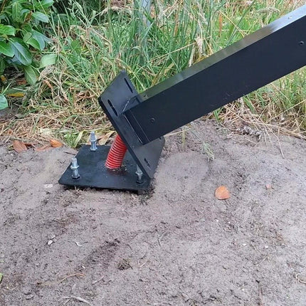 AlarmsysteemExpert.nl Vierkante cameramast met kantelanker 4 meter Zwart