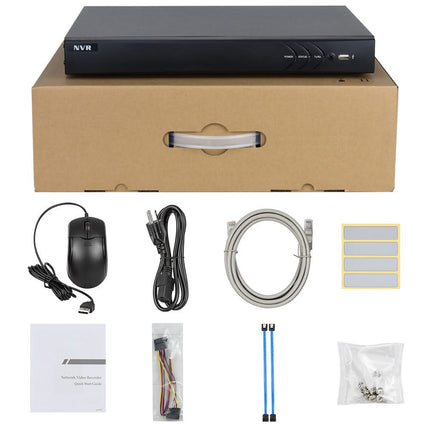 ASE Kit, 8x Bullet, 8Mp 4K Ultra HD, ColorVu met NVR en bekabeling