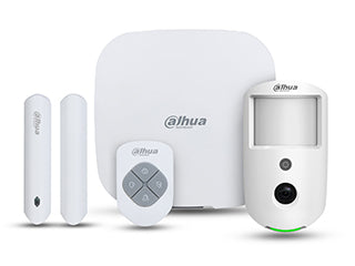 Dahua Dahua ART-ARC3800H-03-CAM-FW2(868) Funkalarm-Kit mit Hub 2, WiFi/LAN und PIRcam