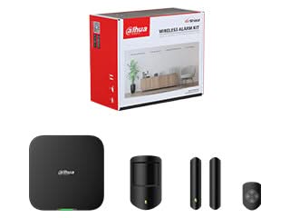 Dahua Dahua ART-ARC3800H-03-FW2(868) Alarm Kit Black, Hub 2 with WiFi, LAN and backup 4G sim slot