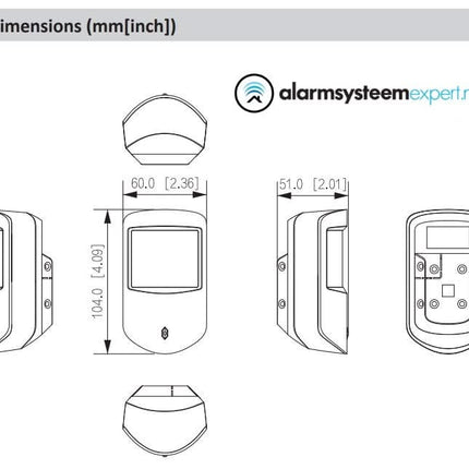 Dahua Dahua DHI-ARD1233-W2, Wireless PIR Detector