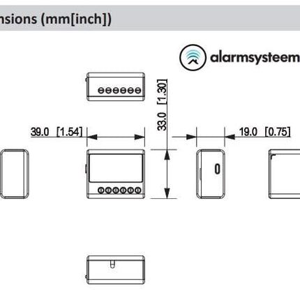 Dahua Dahua DHI-ARM7012-W2(868) Trådlös väggströmbrytare 230V