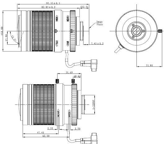 Dahua Dahua DH-PLZ20C0-D 4K 1/1.7" Varifocal 3.7-16mm