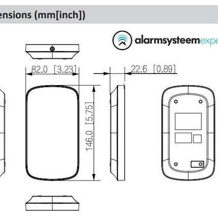 Dahua Dahua DHI-ARK30T-W2, Kabelloses Keypad mit Kartenleser