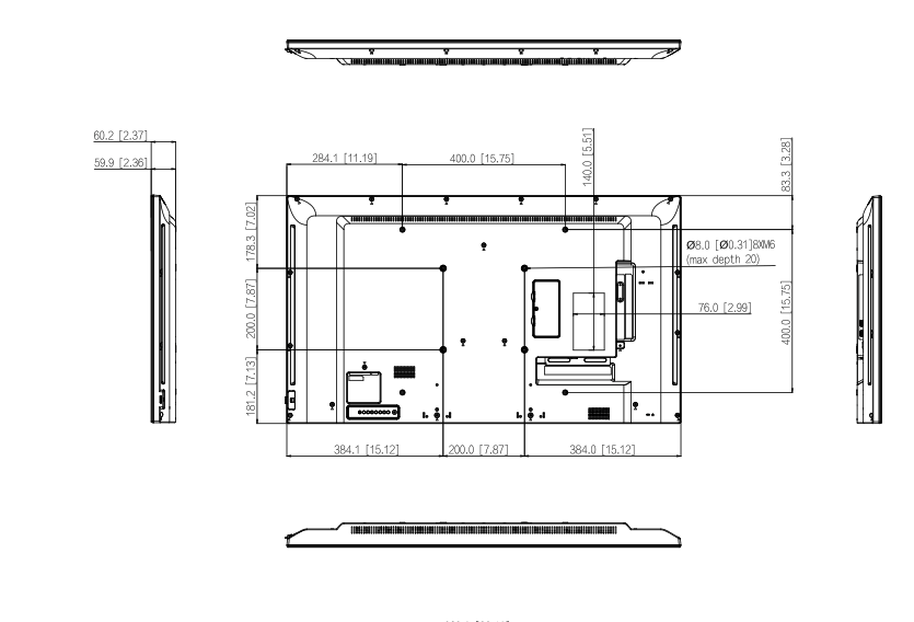 Dahua Dahua DHI-LM43-F400, UHD LED-skärm 43"