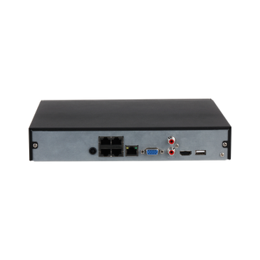 Dahua Dahua NVR4104-P-EI 1x LAN 4x PoE Lämplig för 4 IP-kameror, Wizsense