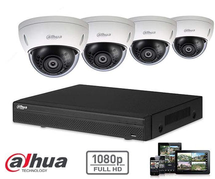 Dahua Dahua Full HD-CVI kit 4x dome 2 megapixel camera security set