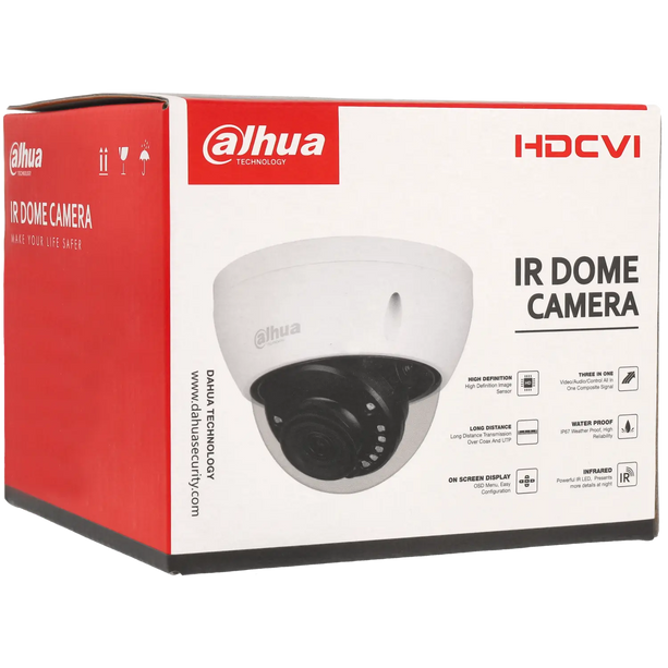 Dahua Dahua HAC-HDBW1500E-S2, 5MP 2.8mm HD-CVI Dome camera