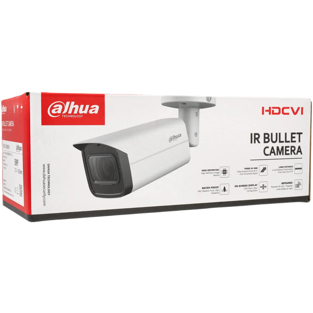 Dahua Dahua HAC-HFW2501TU-Z-A-S2, 5MP HD-CVI 2.7-13.5mm Motor-Zoom Objektiv 80m IR