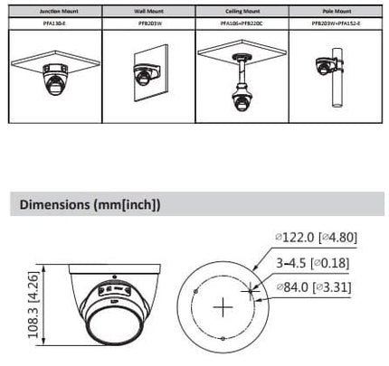 Dahua Dahua IPC-HDW2441T-ZS-S2 4MP  Motorzoom 2.7-13.5mm PoE SD-slot IR-Leds Wizsense