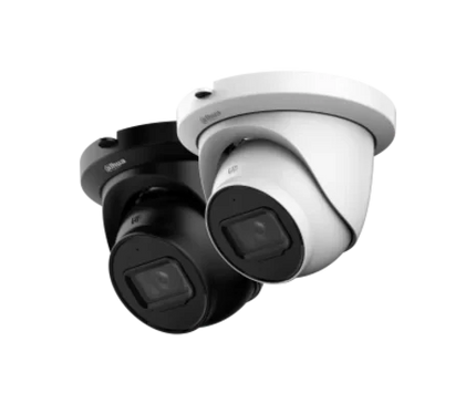 Dahua Dahua IPC-HDW2441TM-S 4MP IR WizSense Tourelle IR LEDs, SD slot, PoE, Mic intégré. Noir