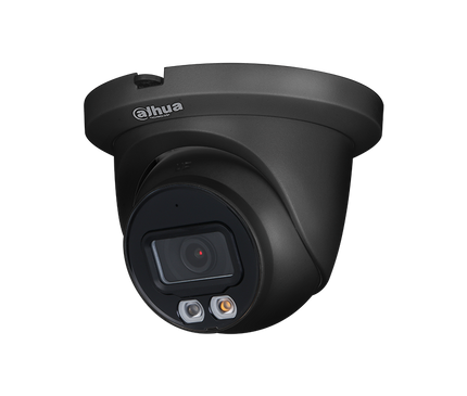 Dahua Dahua IPC-HDW2449TM-S-IL 4Mp 2.8mm H.265 Smart Dual Light Vollfarbe, PoE Schwarz