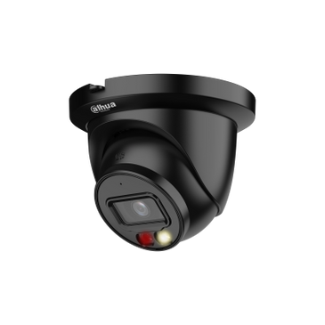 Dahua Dahua IPC-HDW2449TM-S-IL 4Mp 2.8mm H.265 Smart Dual Light Vollfarbe, PoE Schwarz