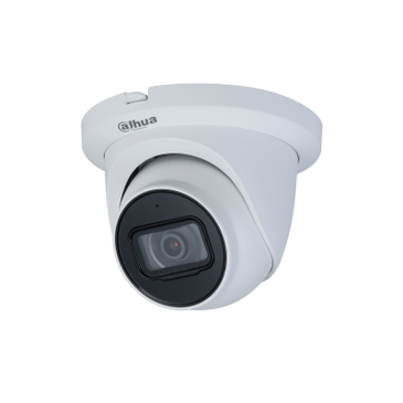 Dahua Dahua IPC-HDW2541TM-S-S2, 5MP Wizsense Turret IR LEDs 2.8mm, SD slot, Poe, Build in Mic.