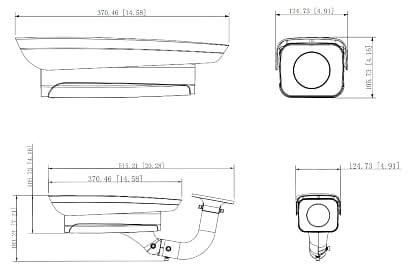 Dahua Dahua ITC237-PW6M-IRLZF1050-B 2MP WDR D/N 5-50mm Varifocal Lens incl. Montagebeugel