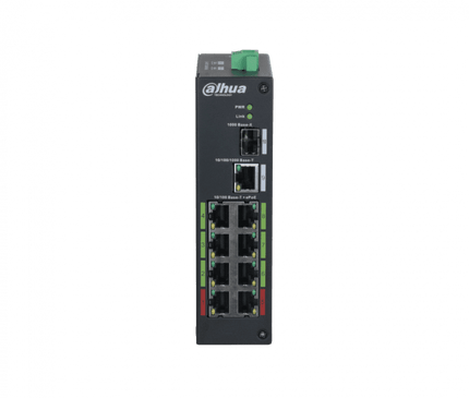 Dahua Dahua LR2110-8ET-120-V2, 8x PoE Switch (120W), 1x Uplink, 1x SFP