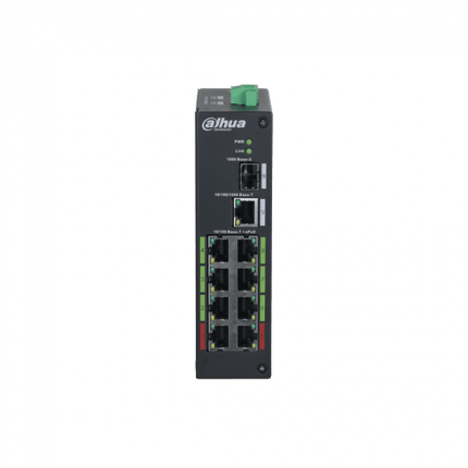 Dahua Dahua LR2110-8ET-120-V2, 8x PoE-switch (120W), 1x Uplink, 1x SFP