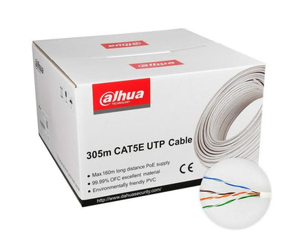 Dahua Dahua Network cable CAT5E UTP cable 305 mtr, 100% copper, solid cores