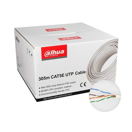 Dahua Dahua Netzwerkkabel CAT5E UTP Kabel 305 mtr, 100% Kupfer, feste Adern