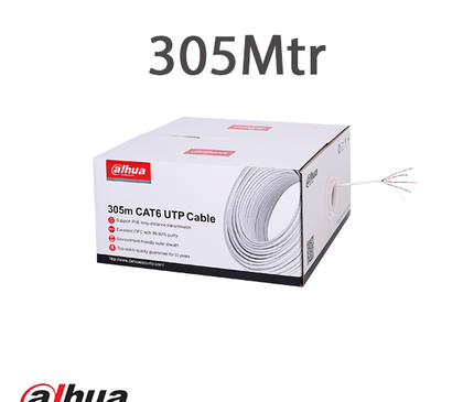 Alarm SystemExpert.nl Alarm SystemExpert.nl Nätverkskabel CAT6, UTP, 305 mtr i kartong, 100% koppar, solida kärnor, CPR-godkänd
