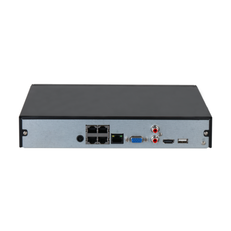 Dahua Dahua NVR2104HS-P-4KS3, 4 Channel Compact NVR, Ultra HD, PoE