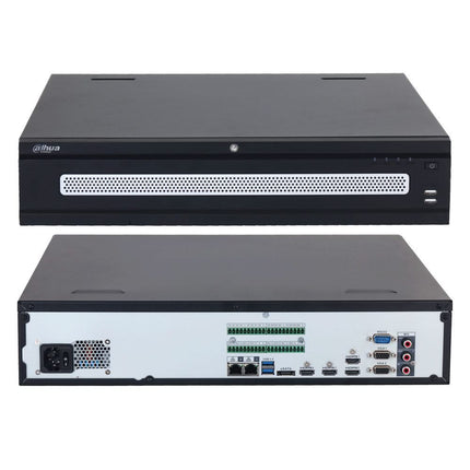 Dahua Dahua NVR608H-64-XI, 2x LAN, kein PoE, RAID, geeignet für 64 IP-Kameras