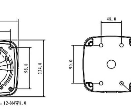 Dahua Dahua PFA123 mounting box