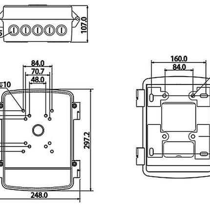 Dahua Dahua PFA140 Opbouwbehuizing