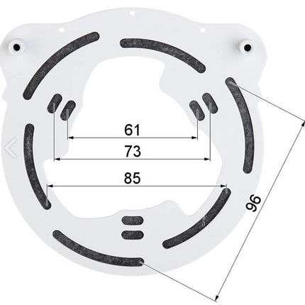 Dahua Dahua PFA200W Regenkap voor dome camera's
