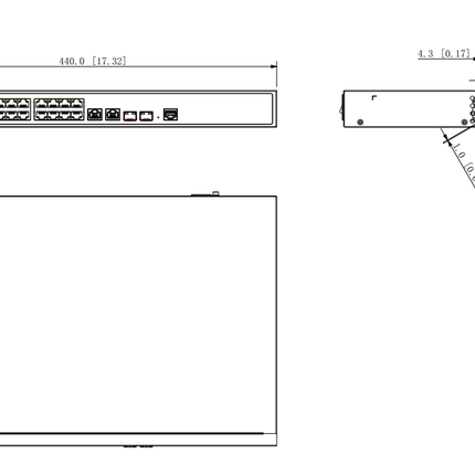 Dahua PFS4226-24ET-360, 24-Port 100 Mbps + 2-Port Gigabit PoE Switch, ANGEBOT
