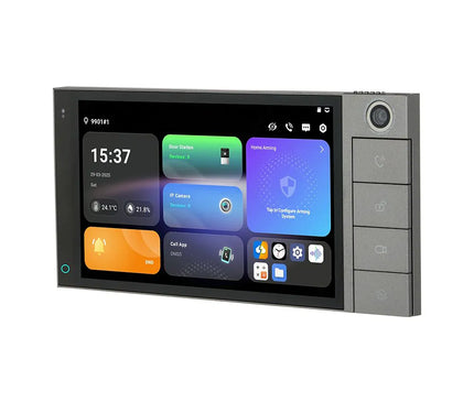 Dahua SCP3024B-CBZ, poste intérieur avec Android 14, écran tactile IPS 7 pouces et module caméra, encastrable