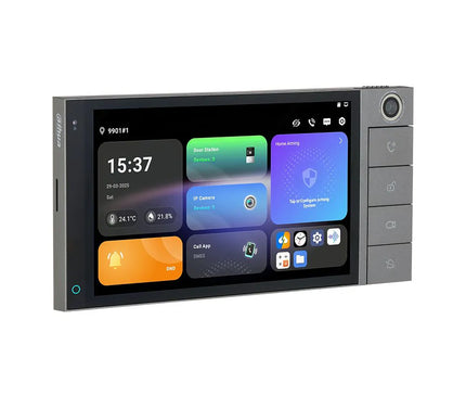 Dahua SCP3024B-CBZ, poste intérieur avec Android 14, écran tactile IPS 7 pouces et module caméra, encastrable
