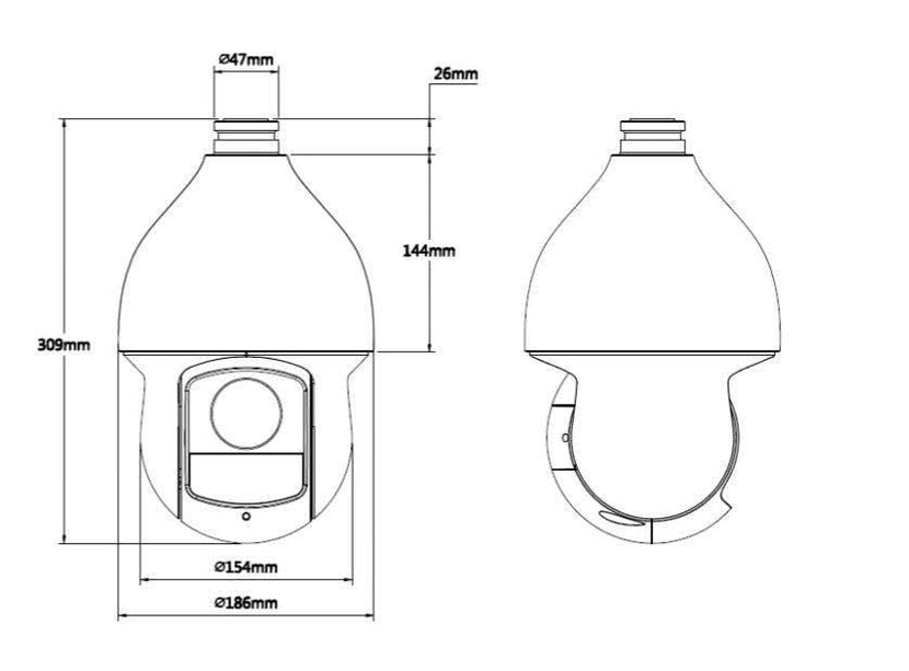 Dahua Dahua SD59230T-HN- Full HD PTZ camera 30x zoom, Autotracking