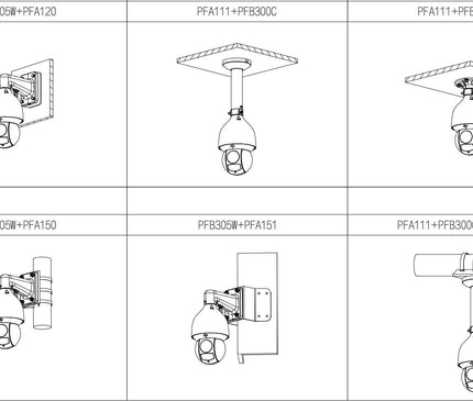 Dahua Dahua SD5A825GA-HNR 8MP Starlight PTZ Wizsense, auto tracking, 25x optical zoom, incl. bracket and power supply