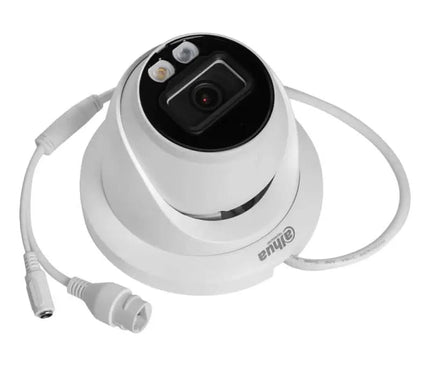 Dahua Dahua Set 3x Turret 8MP 4K Full-Color + Recorder & Cabling
