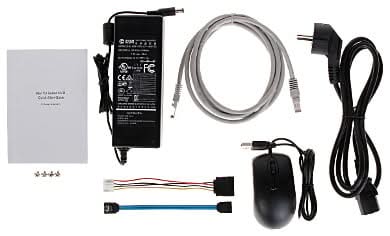 Dahua Dahua Set 3x Turret Full-Color 4MP + Recorder & Cabling