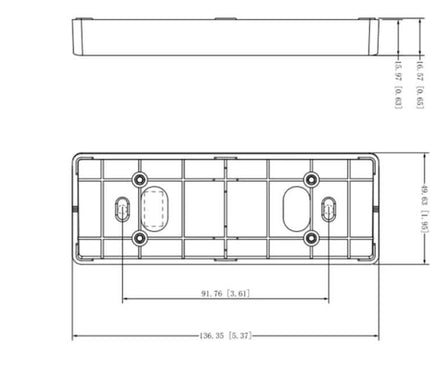 Dahua Dahua VTO2311R-WP 2MP Villa Video Türklingel WiFi PoE/12volt