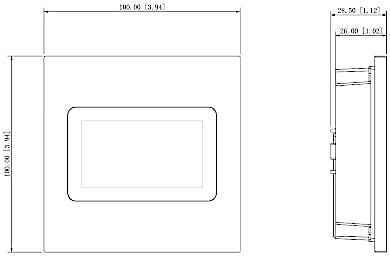 Dahua Dahua VTO4202F-MS Module d'affichage