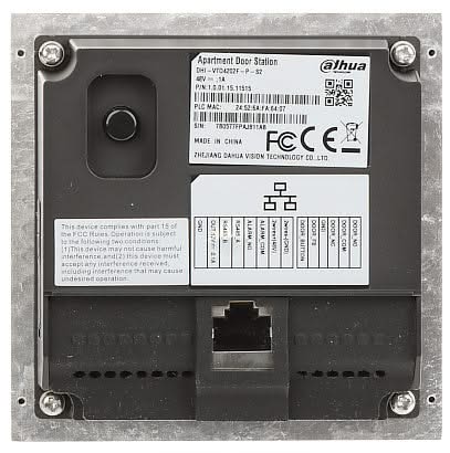 Dahua Dahua VTO4202F-P-S2 Video Intercom Kamera Huvudmodul