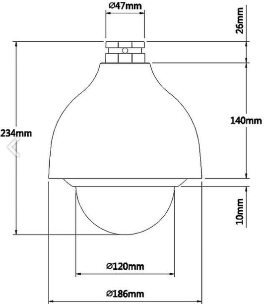 Dahua DH-SD40215-HC-LA, Starlight, Full HD PTZ camera, 2 mp, 5~75 mm optische 15x zoom, IP66
