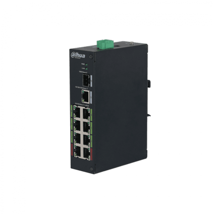 Dahua LR2110-8ET-120-V2, 8x PoE Switch (120W), 1x Uplink, 1x SFP