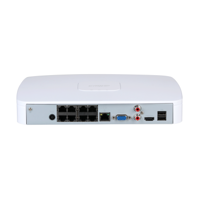 Dahua NVR4108-8P-EI 1x LAN 8xPoE Geschikt voor 8 IP camera's DEMO