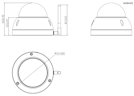 Dahua SD22204DB-GNY-W 2MP Wi-Fi Starlight D/N Mini PTZ Dome 4x Optische Zoom
