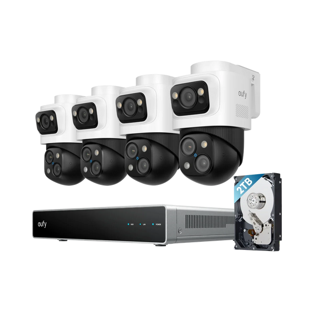 Eufy Eufy Beveiligingscamera set; PoE recorder met 4x S4 PTZ