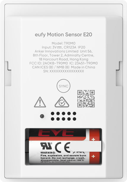 Eufy Eufy E20 Bewegingsmelder huisdiervriendelijk tot 36kg