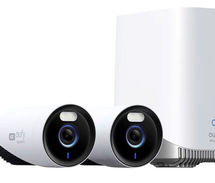 Eufy Eufy E330 2-pack camera set (WIFI fixed power supply) with Homebase 3