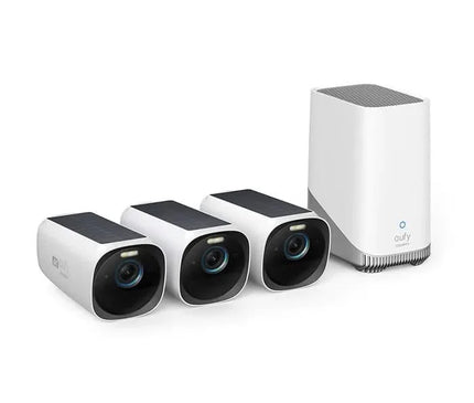 Eufy Eufycam E40 3-pack with 3 wireless 2K cameras and Homebase 3