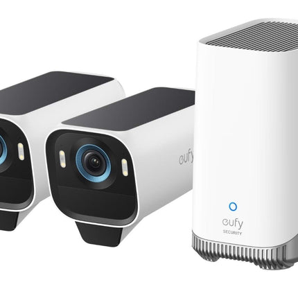 Eufy EufyCam S3 Pro, Duo Pack med HomeBase 3