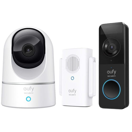 Eufy Eufy Indoor Cam + Doorbell Slim avec carillon de sonnette de porte